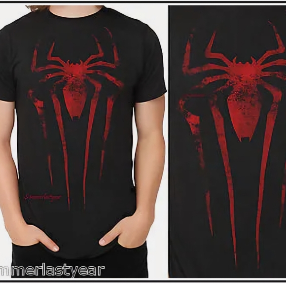 Marvel Other - Marvel Spiderman TShirt, Black/Red, Size Small